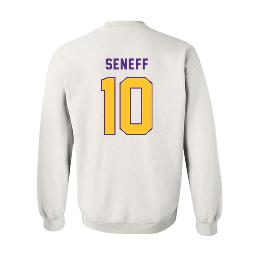 LSU - NCAA Beach Volleyball : Rachel Seneff - Classic Shersey Crewneck Sweatshirt-1