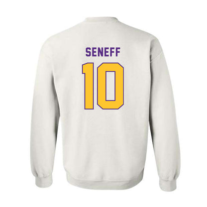LSU - NCAA Beach Volleyball : Rachel Seneff - Classic Shersey Crewneck Sweatshirt-1