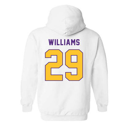 LSU - NCAA Baseball : Cooper Williams - Classic Shersey Hooded Sweatshirt-1
