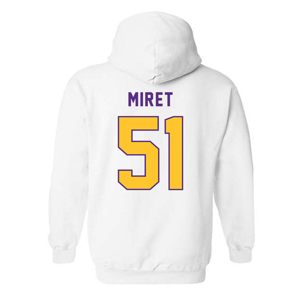 LSU - NCAA Football : Ryan Miret - Classic Shersey Hooded Sweatshirt-1