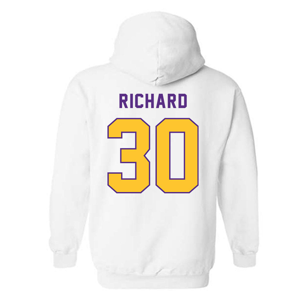 LSU - NCAA Women's Basketball : Jada Richard - Classic Shersey Hooded Sweatshirt-1