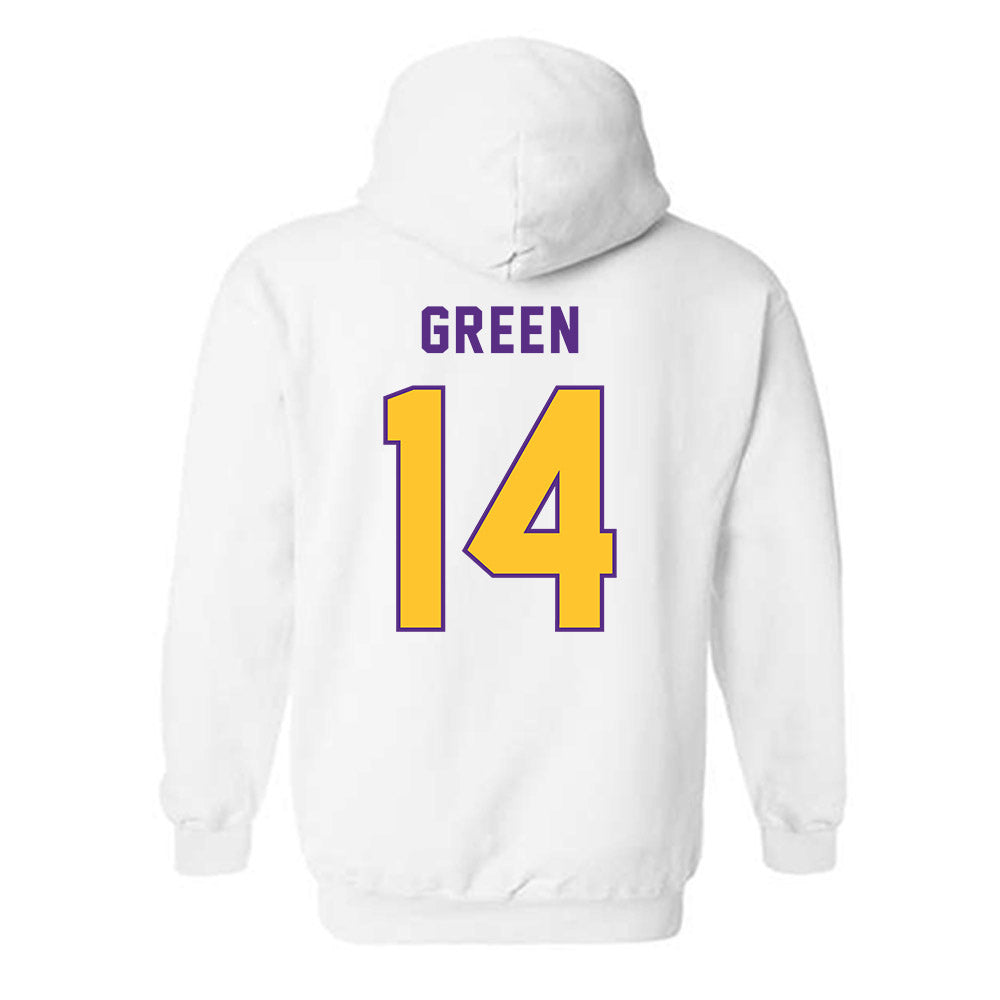 LSU - NCAA Football : Trey'Dez Green - Classic Shersey Hooded Sweatshirt-1