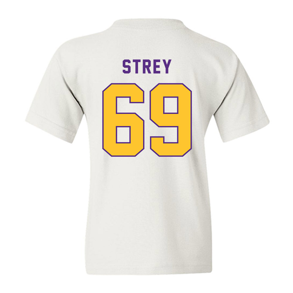 LSU - NCAA Football : Darrin Strey - Classic Shersey Youth T-Shirt-1