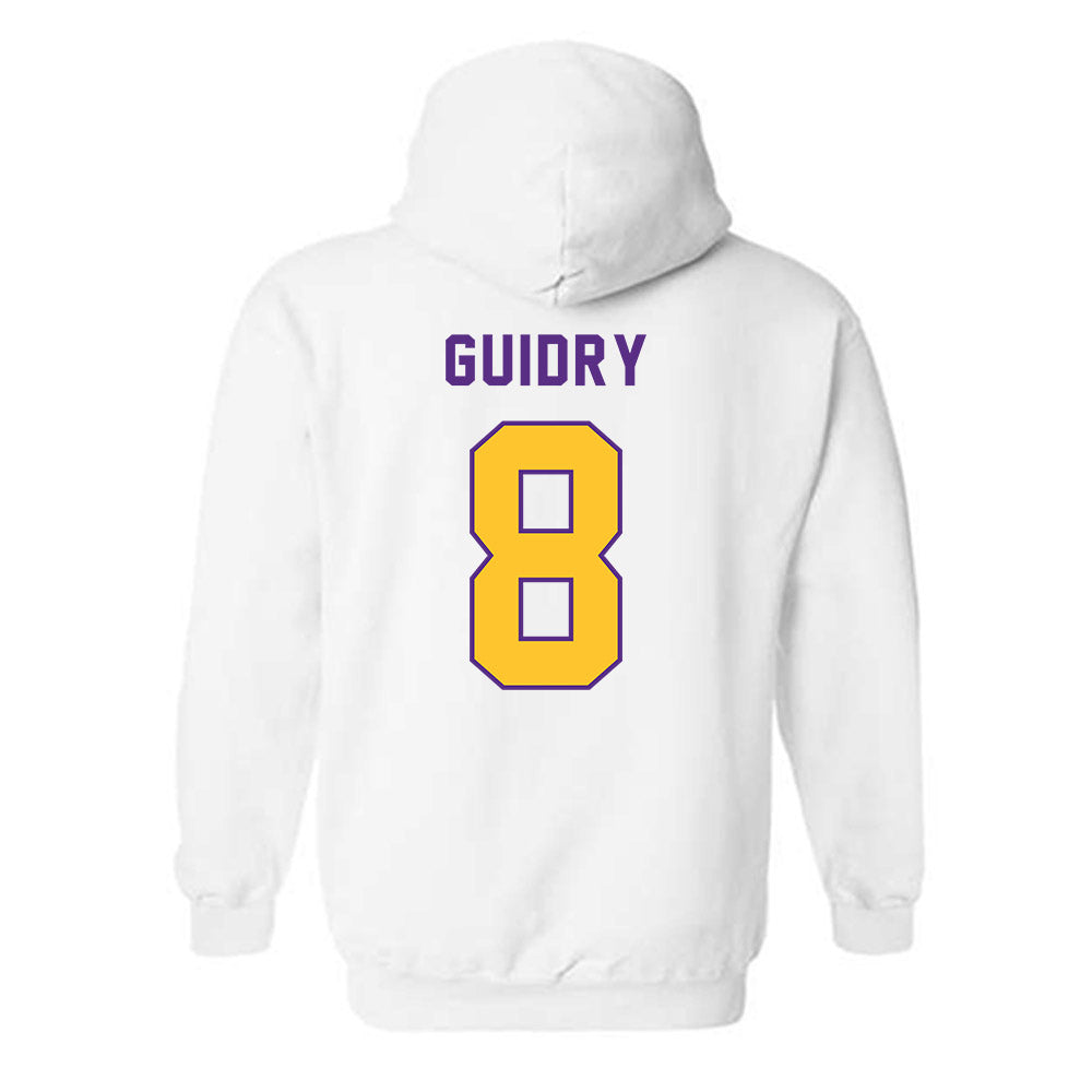 LSU - NCAA Baseball : Gavin Guidry - Classic Shersey Hooded Sweatshirt-1