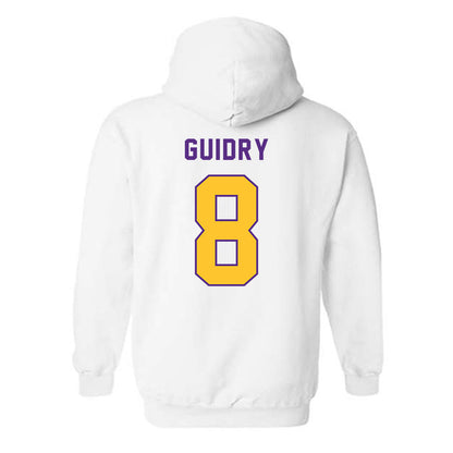 LSU - NCAA Baseball : Gavin Guidry - Classic Shersey Hooded Sweatshirt-1