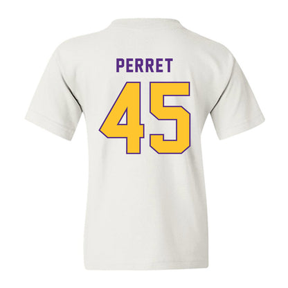 LSU - NCAA Football : Sean Perret - Classic Shersey Youth T-Shirt-1