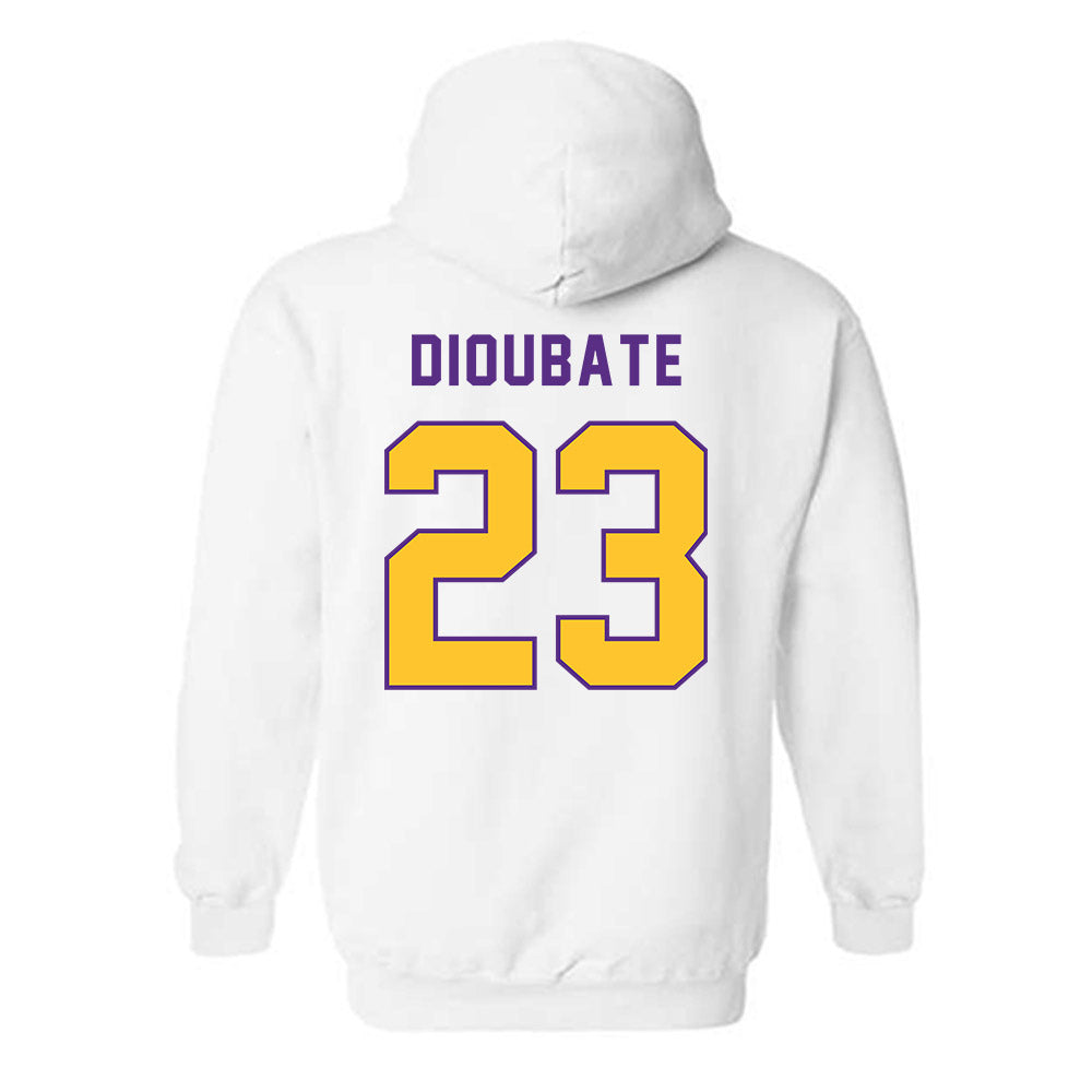 LSU - NCAA Men's Basketball : Mouhamed Dioubate - Classic Shersey Hooded Sweatshirt-1