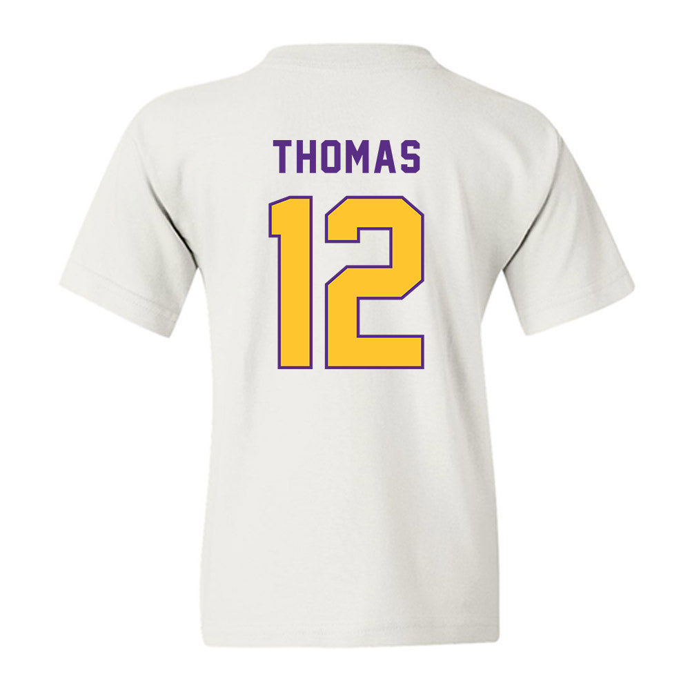 LSU - NCAA Football : Malachi Thomas - Classic Shersey Youth T-Shirt-1