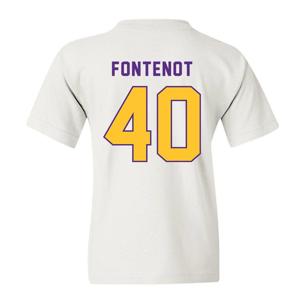 LSU - NCAA Baseball : Grant Fontenot - Classic Shersey Youth T-Shirt-1