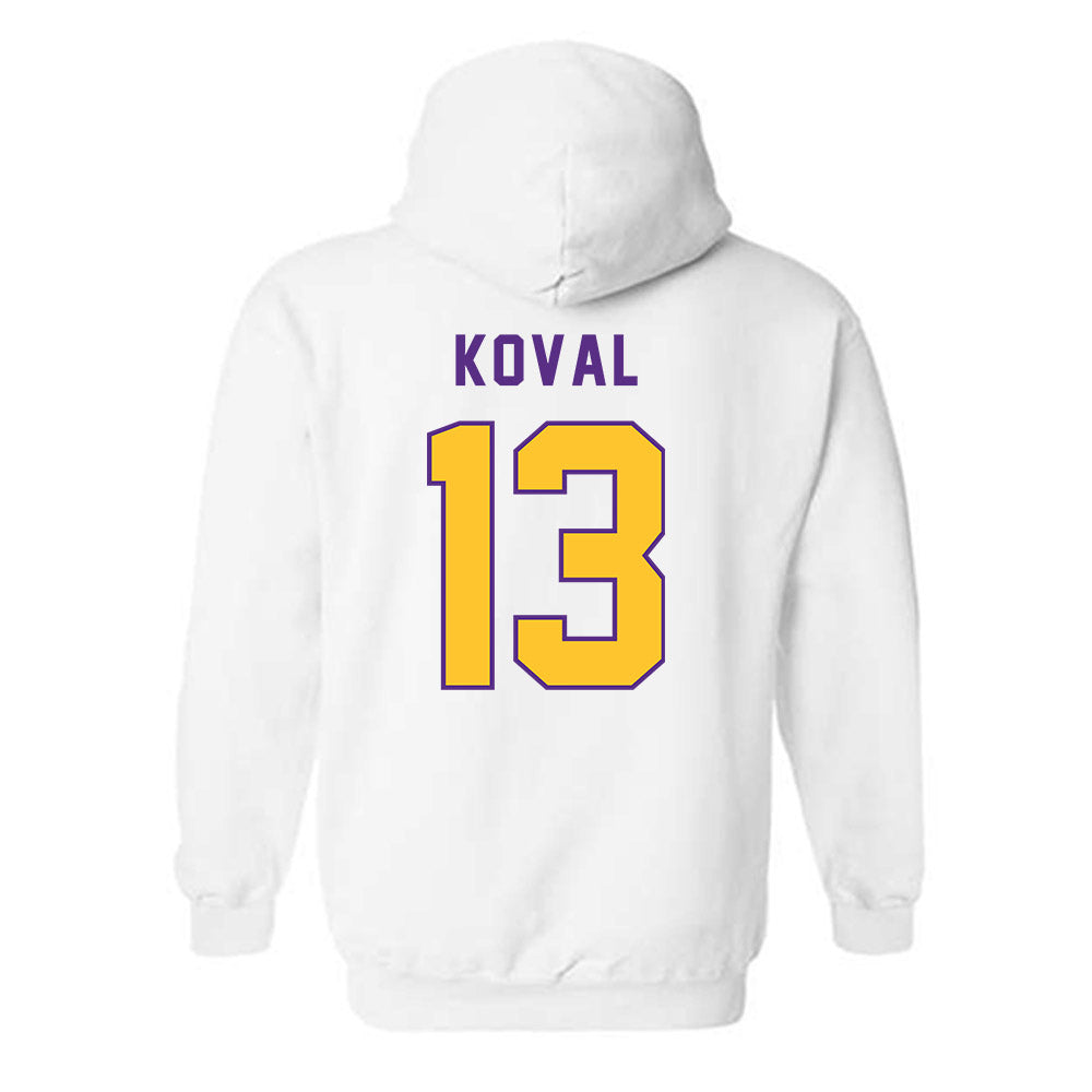 LSU - NCAA Women's Basketball : Kate Koval - Classic Shersey Hooded Sweatshirt-1