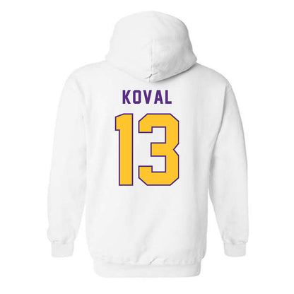 LSU - NCAA Women's Basketball : Kate Koval - Classic Shersey Hooded Sweatshirt-1