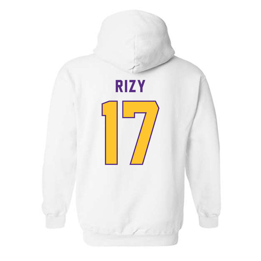 LSU - NCAA Baseball : Mavrick Rizy - Classic Shersey Hooded Sweatshirt-1
