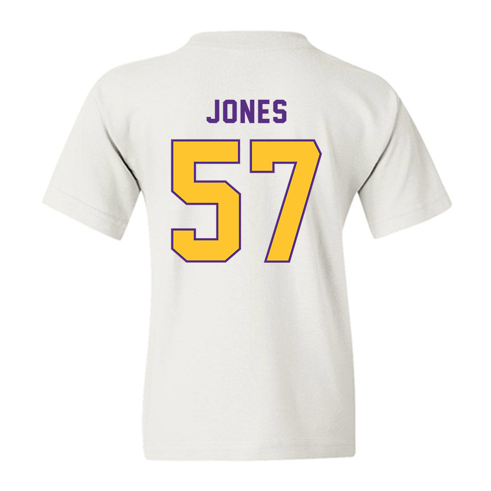 LSU - NCAA Football : Jakolby Jones - Classic Shersey Youth T-Shirt-1