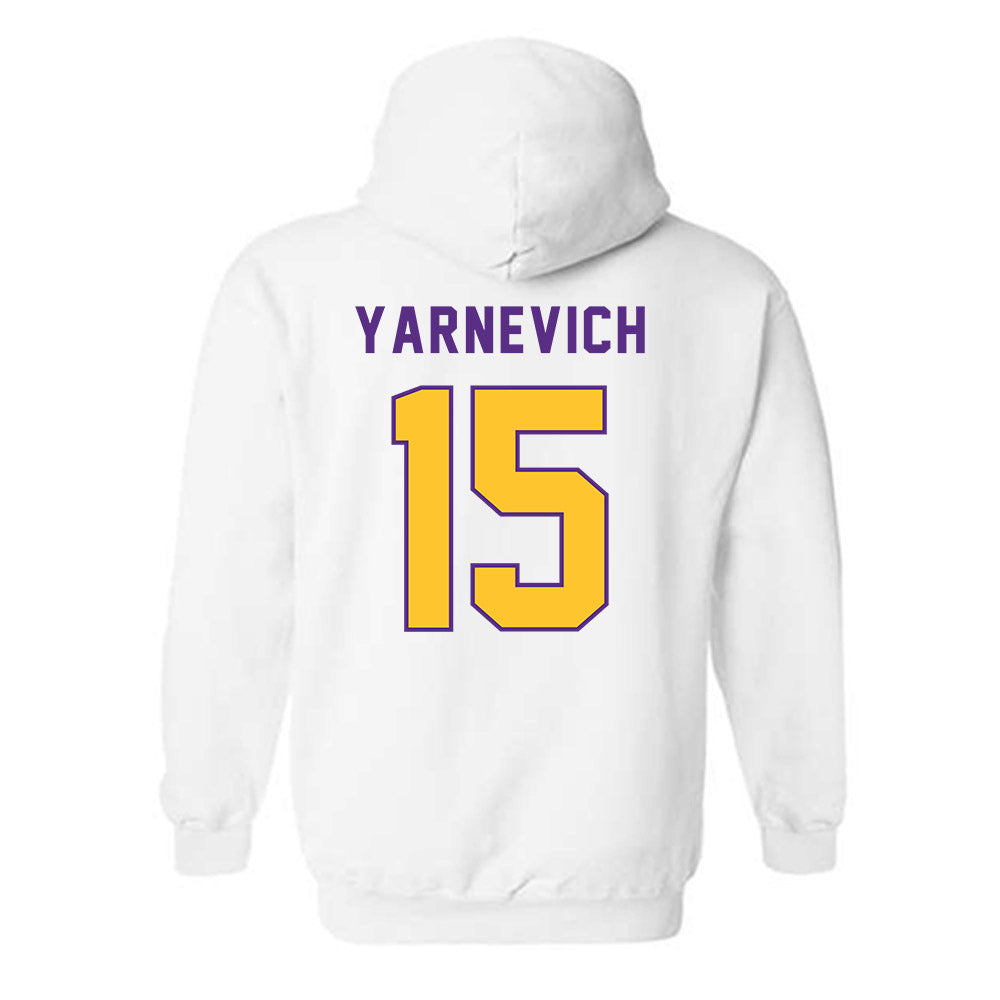 LSU - NCAA Women's Basketball : Meghan Yarnevich - Classic Shersey Hooded Sweatshirt-1