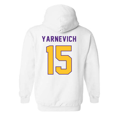 LSU - NCAA Women's Basketball : Meghan Yarnevich - Classic Shersey Hooded Sweatshirt-1