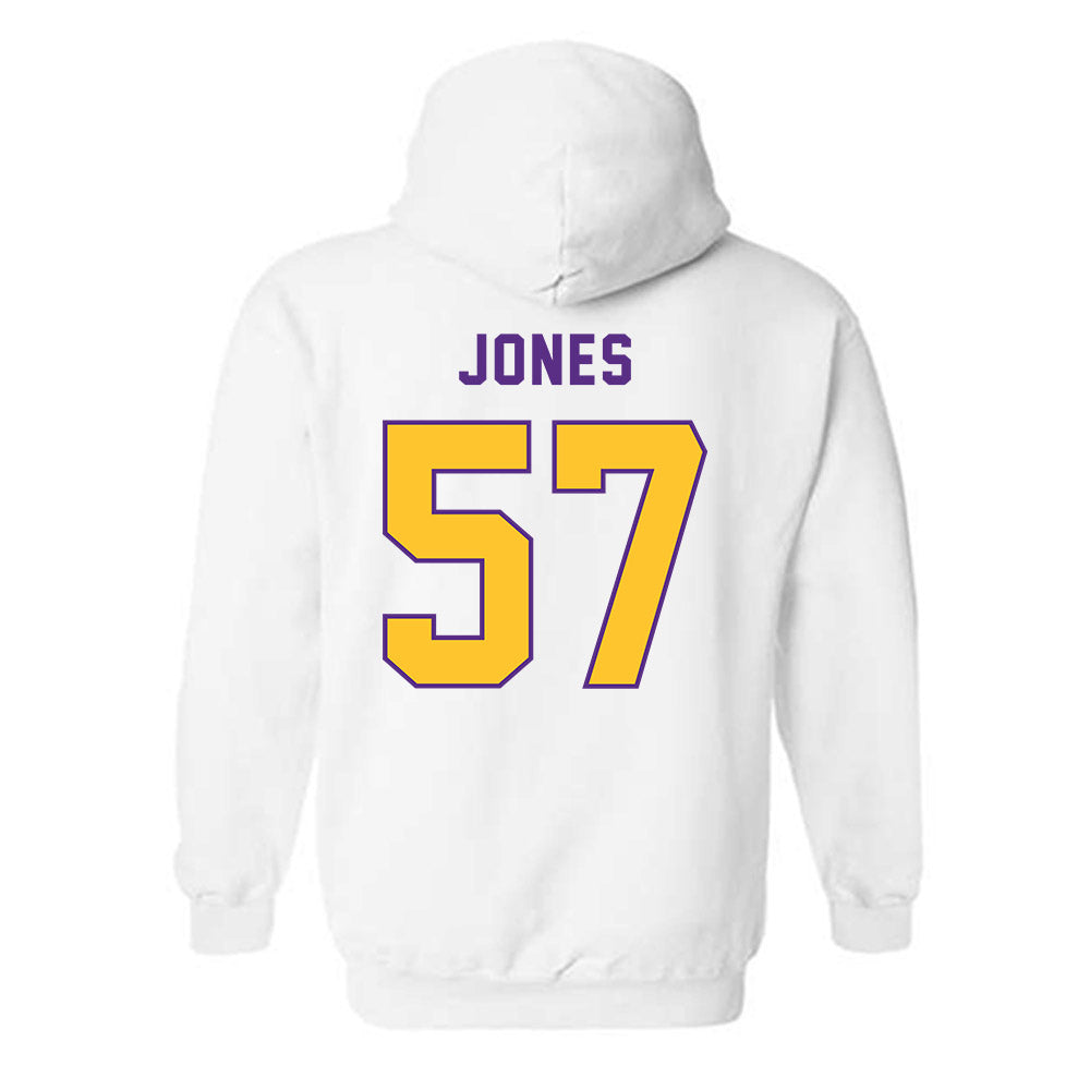 LSU - NCAA Football : Jakolby Jones - Classic Shersey Hooded Sweatshirt-1