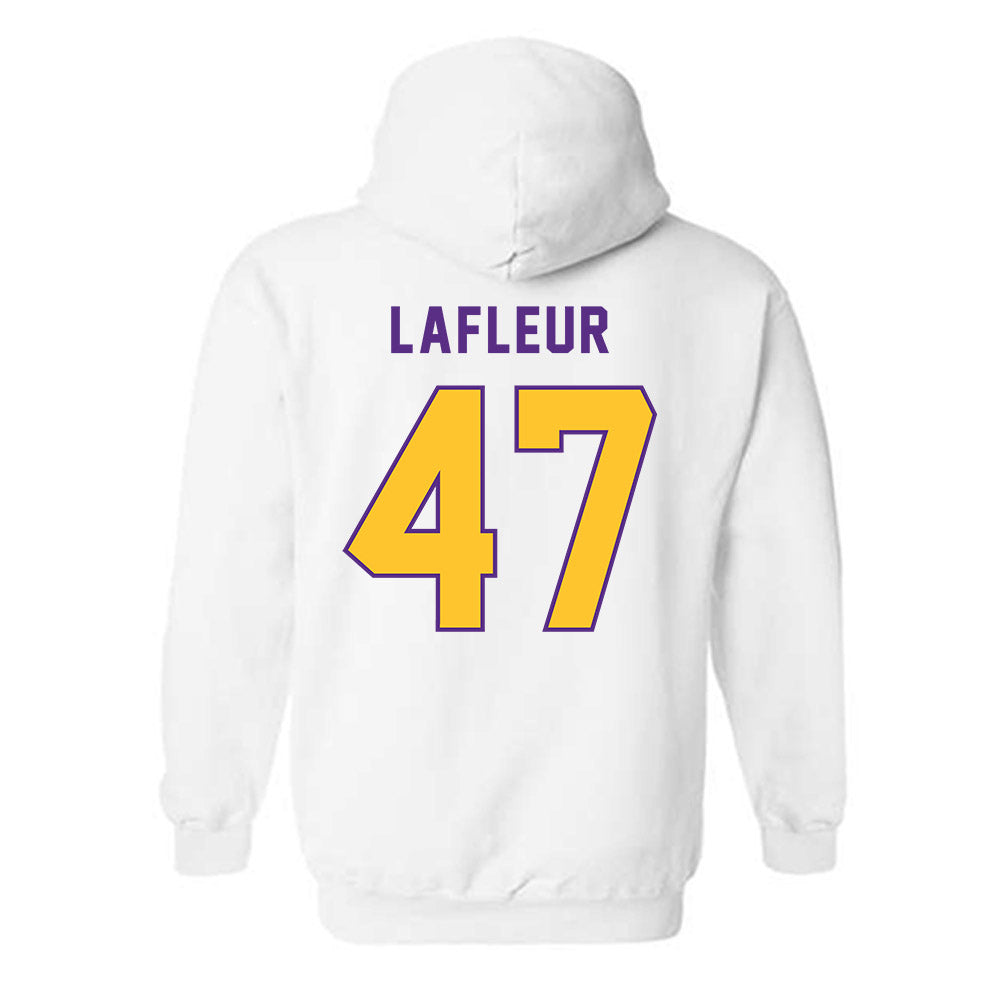 LSU - NCAA Football : JD LaFleur - Classic Shersey Hooded Sweatshirt-1