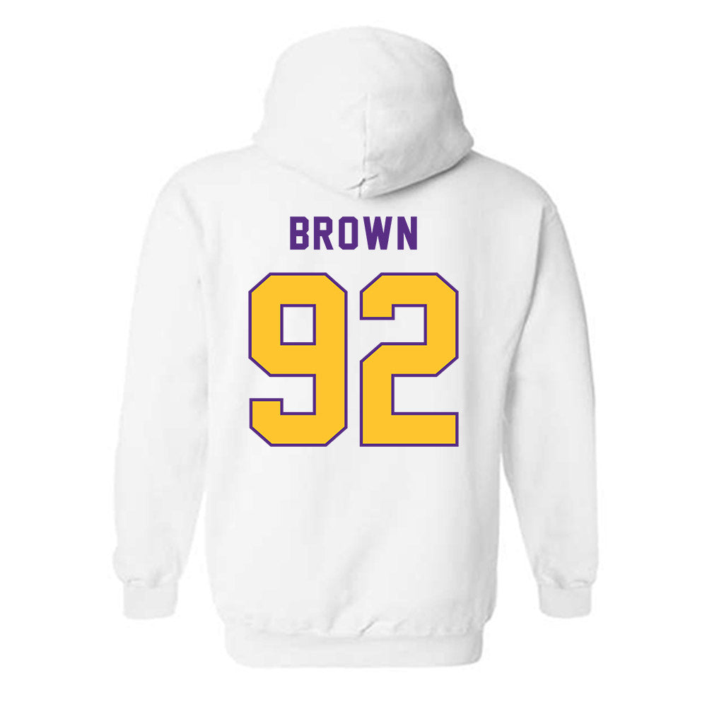 LSU - NCAA Football : Brandon Brown - Classic Shersey Hooded Sweatshirt-1