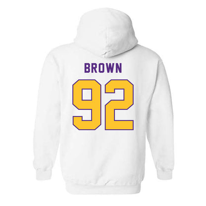 LSU - NCAA Football : Brandon Brown - Classic Shersey Hooded Sweatshirt-1