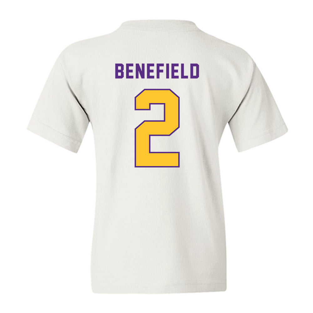LSU - NCAA Football : Ty Benefield - Classic Shersey Youth T-Shirt-1