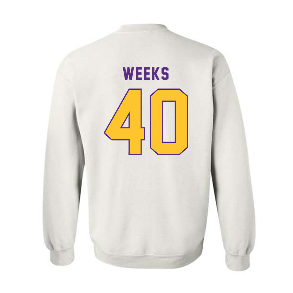 LSU - NCAA Football : Whit Weeks - Classic Shersey Crewneck Sweatshirt-1