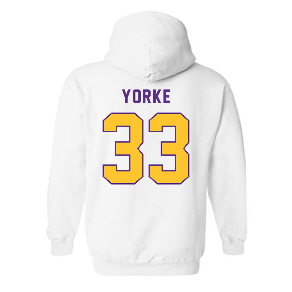 LSU - NCAA Baseball : Zach Yorke - Classic Shersey Hooded Sweatshirt-1