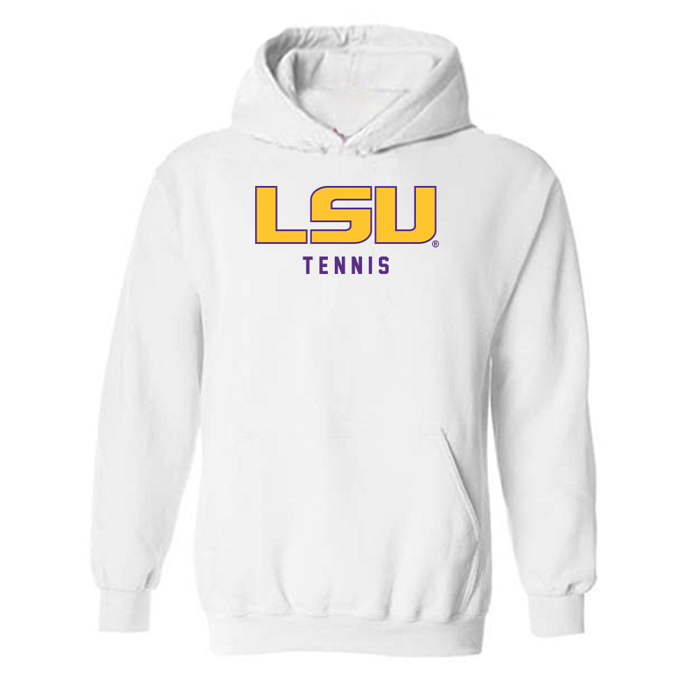 LSU - NCAA Women's Tennis : Addison Lanton - Classic Shersey Hooded Sweatshirt-0