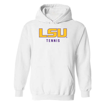 LSU - NCAA Women's Tennis : Addison Lanton - Classic Shersey Hooded Sweatshirt-0
