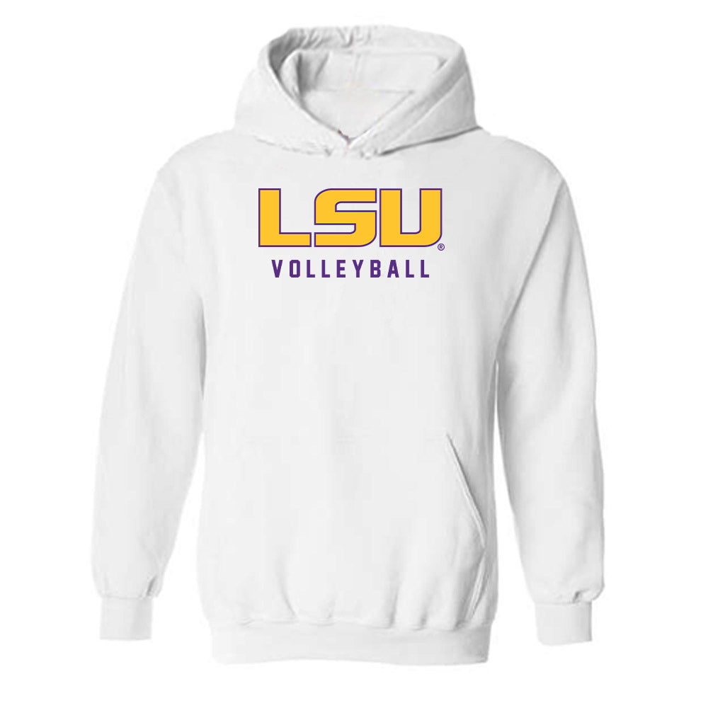 LSU - NCAA Women's Volleyball : Ella Hemmings - Classic Shersey Hooded Sweatshirt-0