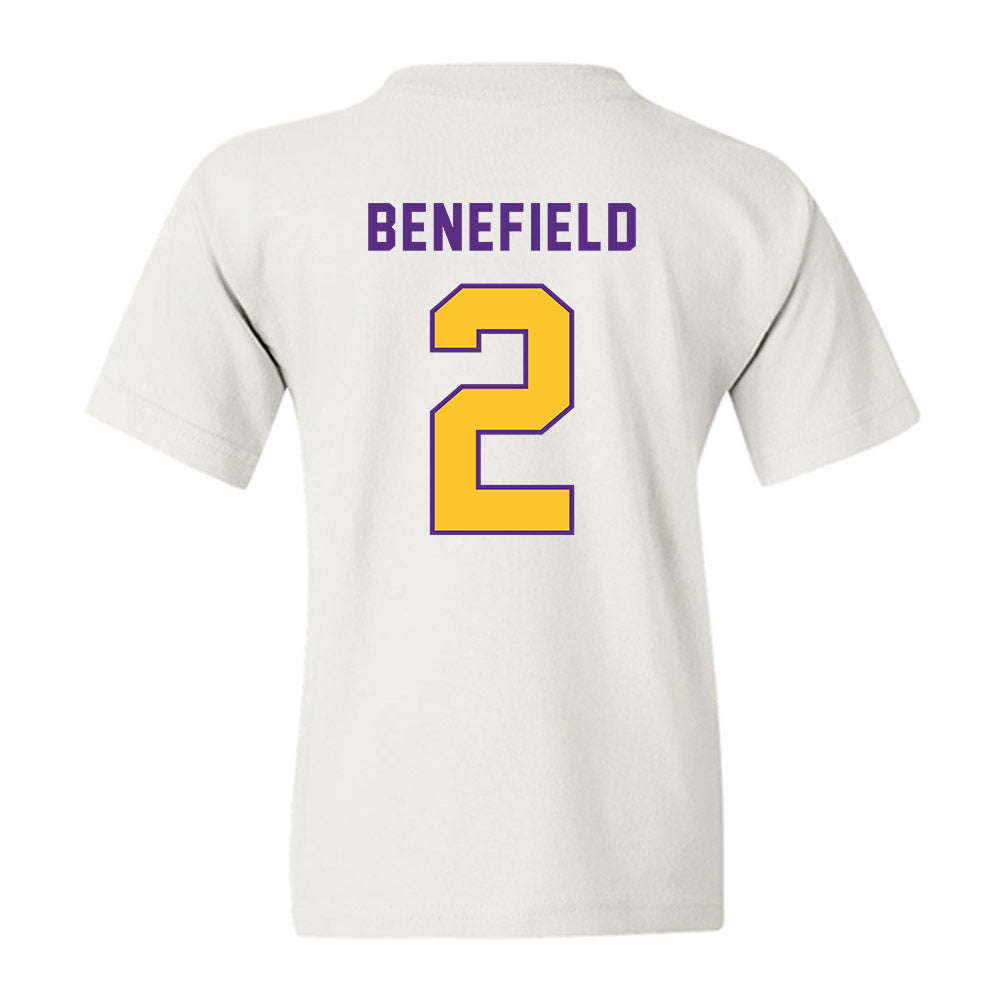 LSU - NCAA Football : Ty Benefield - Classic Shersey Youth T-Shirt-1