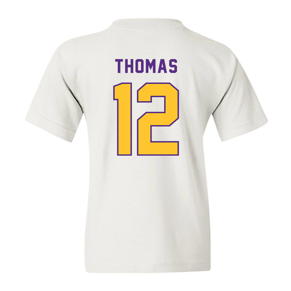 LSU - NCAA Football : Malachi Thomas - Classic Shersey Youth T-Shirt-1