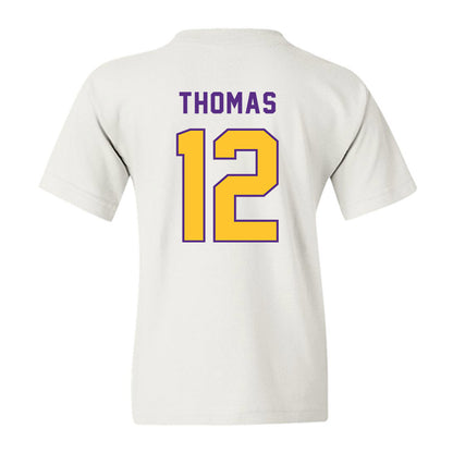 LSU - NCAA Football : Malachi Thomas - Classic Shersey Youth T-Shirt-1
