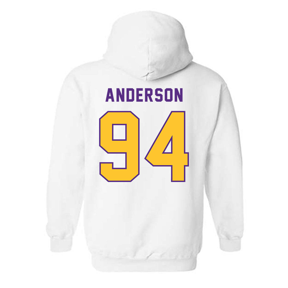 LSU - NCAA Football : Richard Anderson - Classic Shersey Hooded Sweatshirt-1