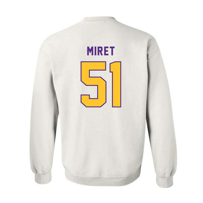 LSU - NCAA Football : Ryan Miret - Classic Shersey Crewneck Sweatshirt-1