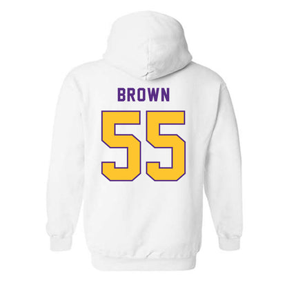 LSU - NCAA Football : Lamar Brown - Classic Shersey Hooded Sweatshirt-1
