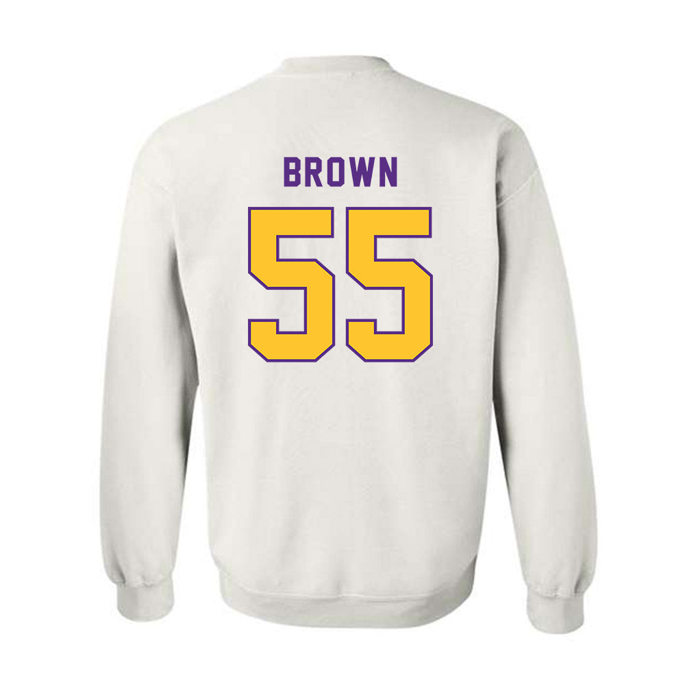 LSU - NCAA Football : Lamar Brown - Classic Shersey Crewneck Sweatshirt-1