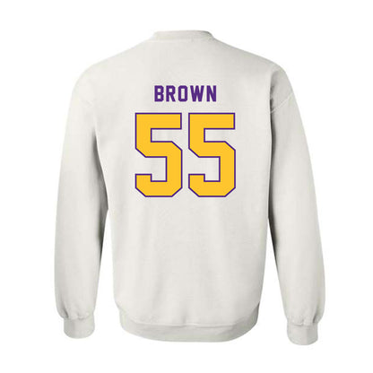 LSU - NCAA Football : Lamar Brown - Classic Shersey Crewneck Sweatshirt-1
