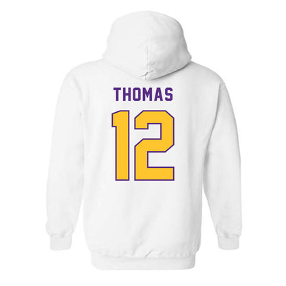 LSU - NCAA Football : Malachi Thomas - Classic Shersey Hooded Sweatshirt-1