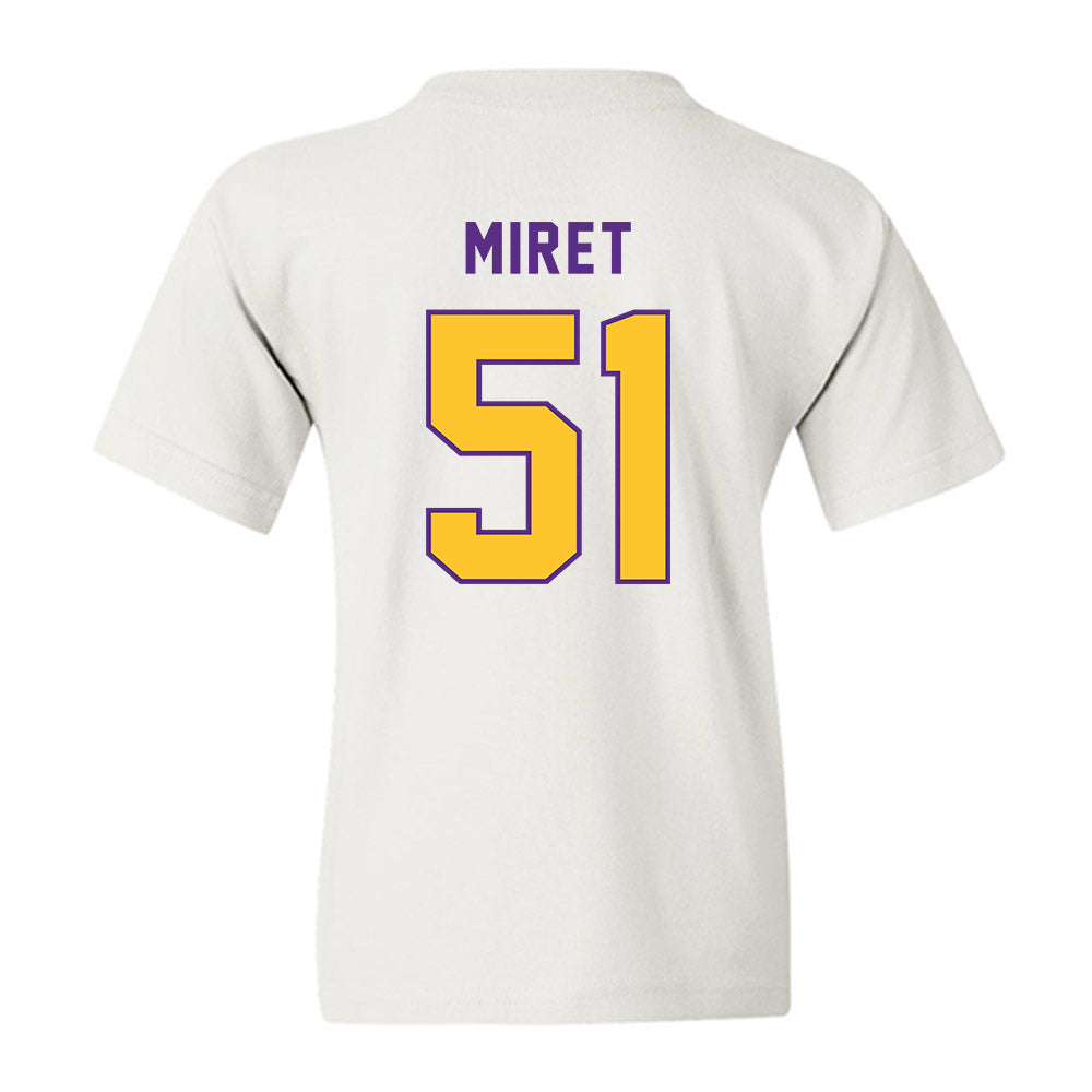 LSU - NCAA Football : Ryan Miret - Classic Shersey Youth T-Shirt-1