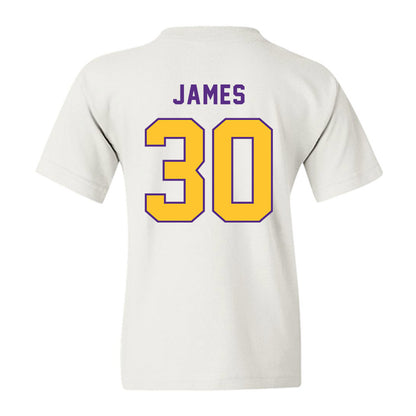 LSU - NCAA Football : Treylan James - Classic Shersey Youth T-Shirt-1