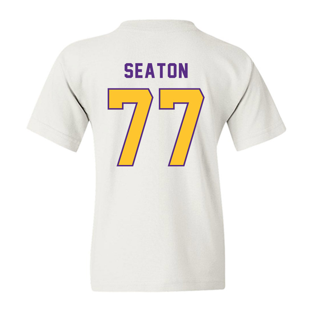 LSU - NCAA Football : Jordan Seaton - Classic Shersey Youth T-Shirt-1