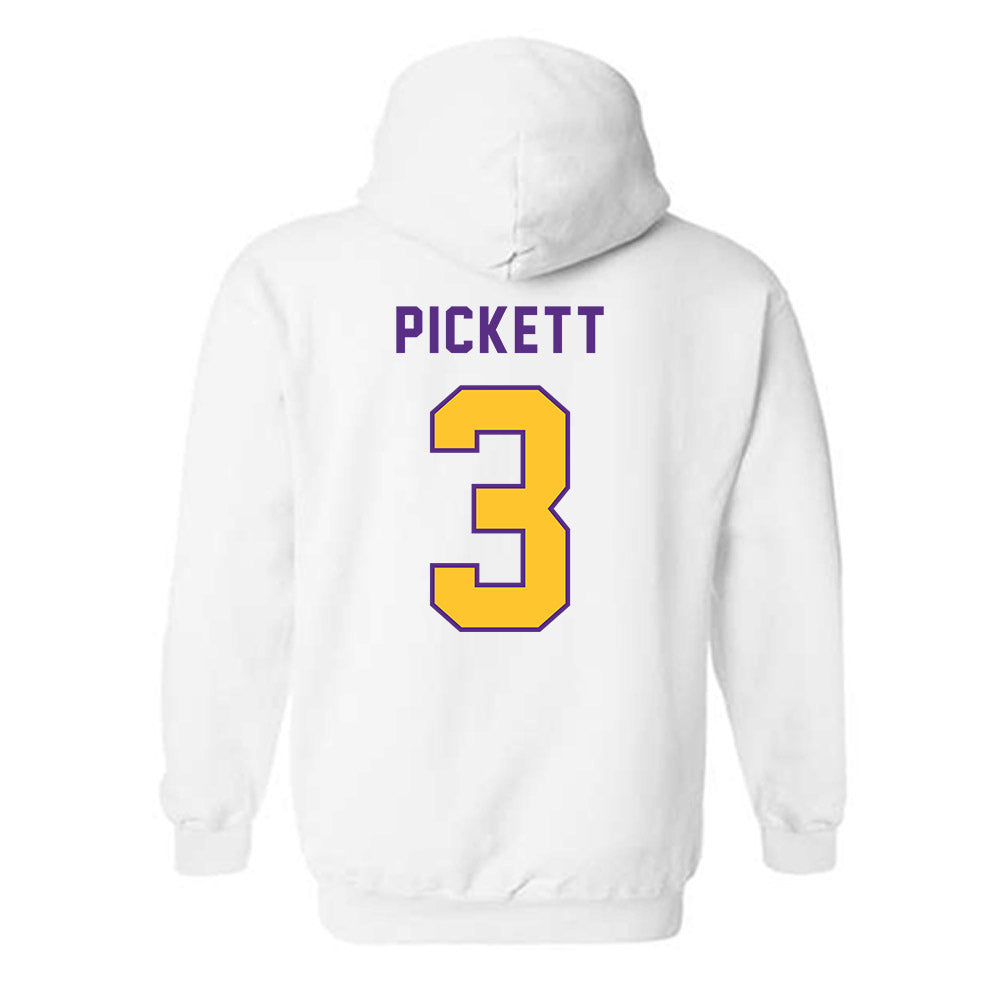 LSU - NCAA Football : DJ Pickett - Classic Shersey Hooded Sweatshirt-1