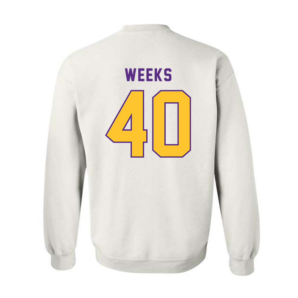 LSU - NCAA Football : Whit Weeks - Classic Shersey Crewneck Sweatshirt-1