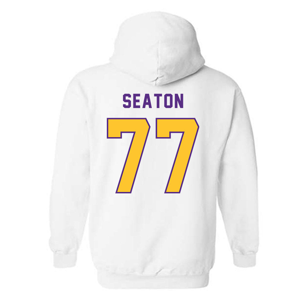 LSU - NCAA Football : Jordan Seaton - Classic Shersey Hooded Sweatshirt-1