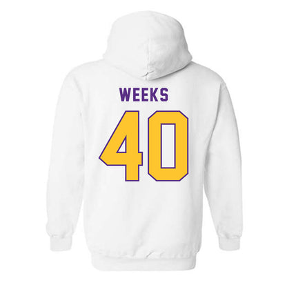 LSU - NCAA Football : Whit Weeks - Classic Shersey Hooded Sweatshirt-1