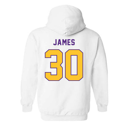 LSU - NCAA Football : Treylan James - Classic Shersey Hooded Sweatshirt-1