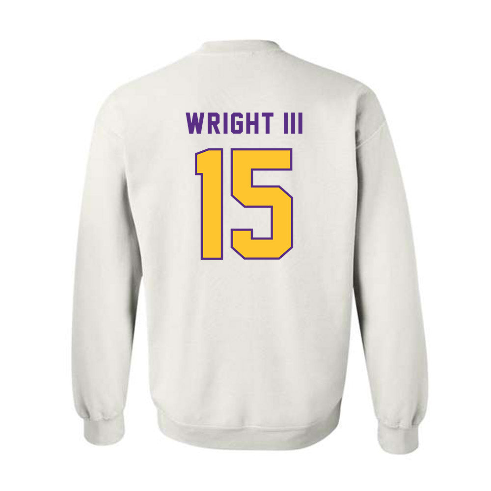 LSU - NCAA Football : Phillip Wright III - Classic Shersey Crewneck Sweatshirt-1