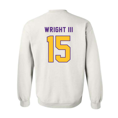 LSU - NCAA Football : Phillip Wright III - Classic Shersey Crewneck Sweatshirt-1