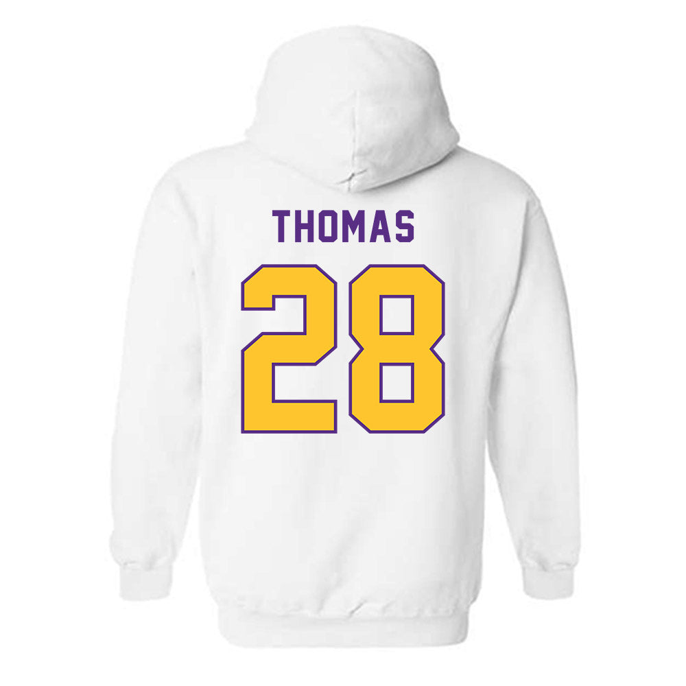 LSU - NCAA Football : Jhase Thomas - Classic Shersey Hooded Sweatshirt-1