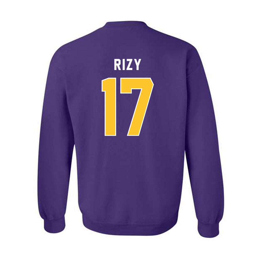 LSU - NCAA Baseball : Mavrick Rizy - Classic Shersey Crewneck Sweatshirt-1